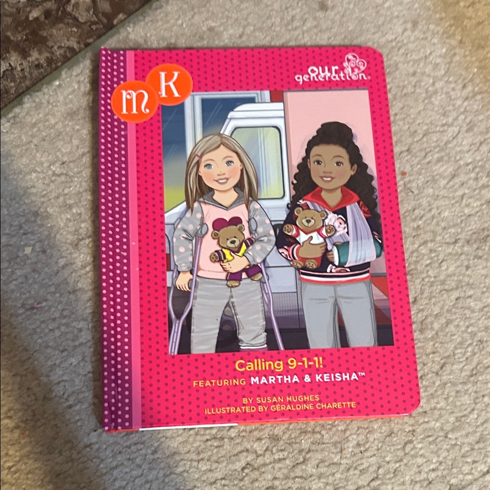 Our Generation Calling 9-1-1! Book - Pink